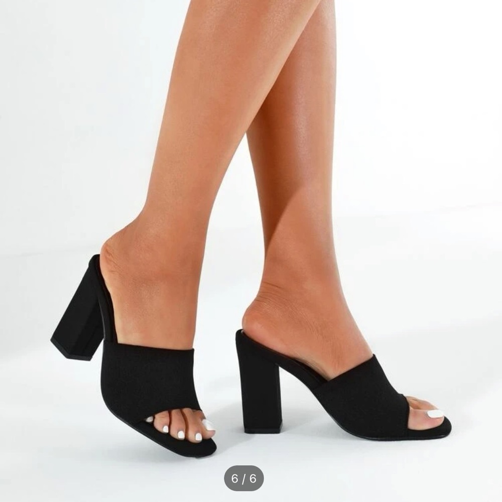 SHEIN Black Heels